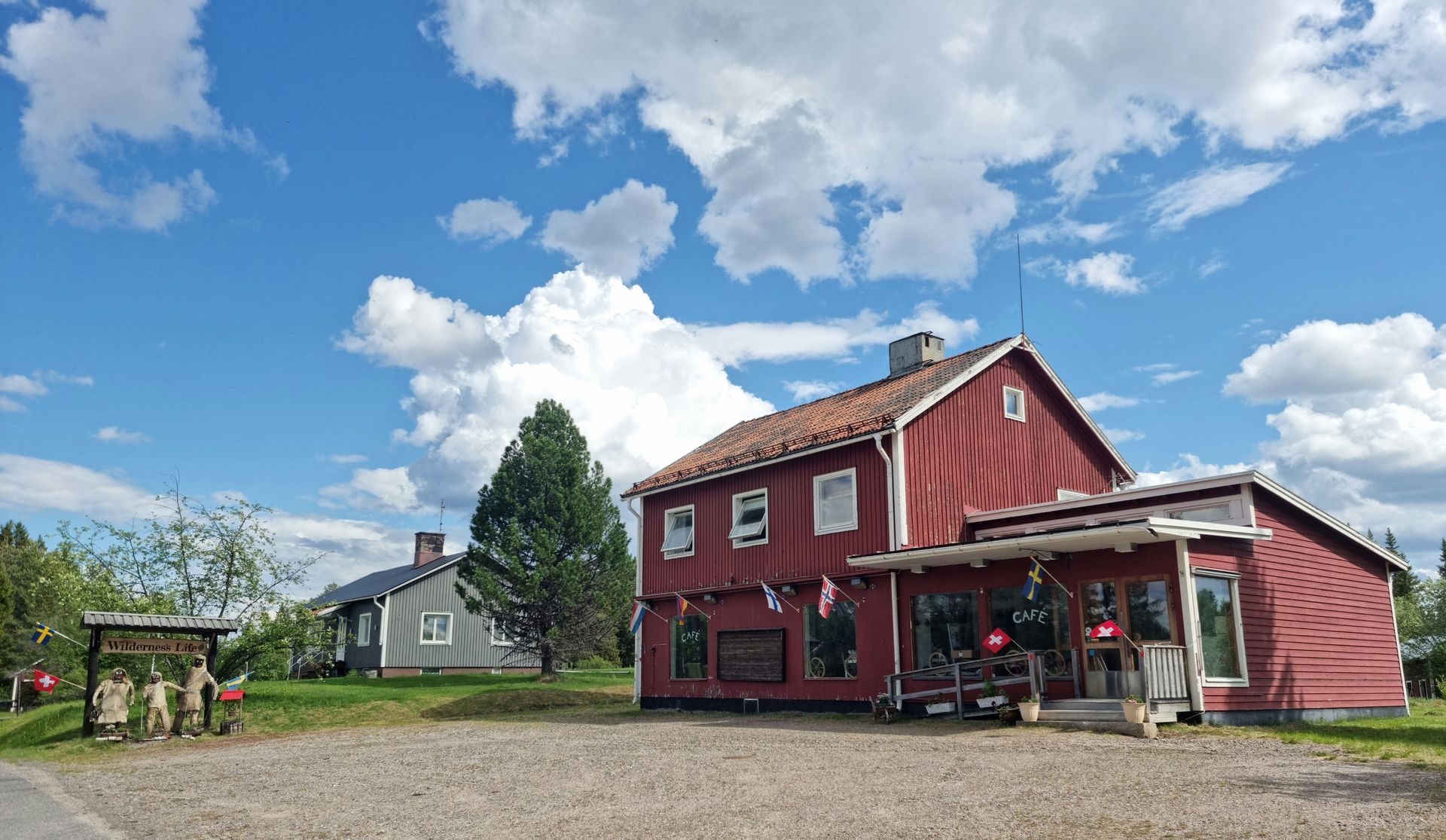 Wildnis Restaurant in Lappland